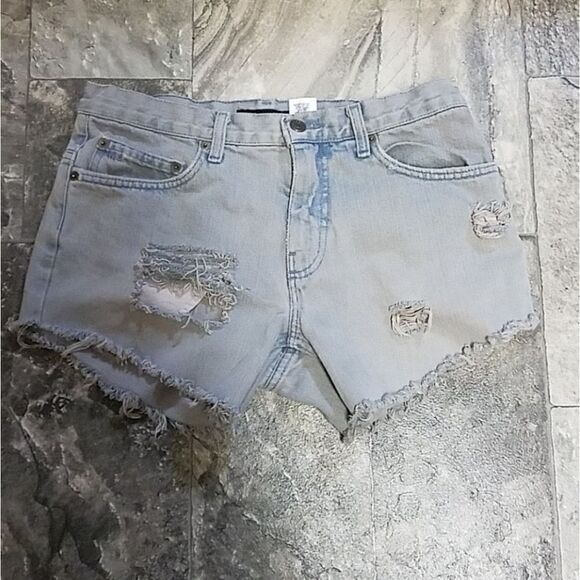 Marc Jacob's Cut Off Distressed Jean Shorts 30 - Picture 1 of 5